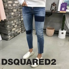 DSQUARED2 디스퀘어드2 언발란스 배색 테이핑워싱 중청진