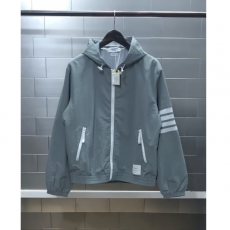 THOM BROWNE 톰브라운 립스탑 메시 4bar 후드 자켓