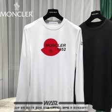 MONCLER 몽끌레어 레드 모자 패턴 긴팔 티셔츠