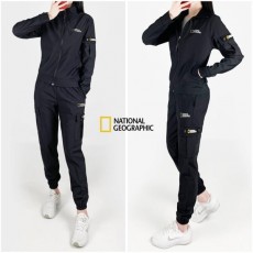 NATIONAL GEOGRAPHIC 내셔널지오그래픽 와펜 건빵 집업세트
