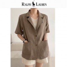 RALPH LAUREN 랄프로렌 린넨 하프 반팔 자켓