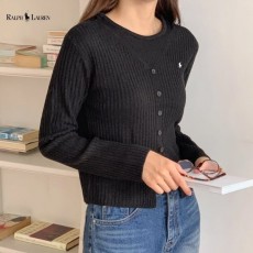 POLO 폴로 더블V 골지니트