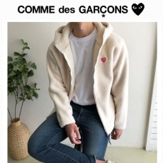 COMME DES GARCONS 꼼데가르송 양 후드 집업