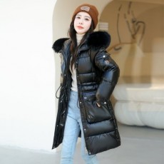 MONCLER 몽끌레어 스트링 퍼 롱패딩