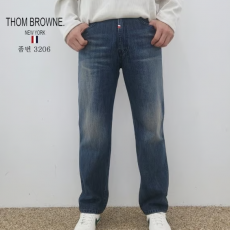 THOM BROWNE 톰브라운 세미 와이드 청바지