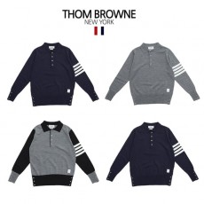 THOM BROWNE 톰브라운 4버튼 4선 긴팔 카라티(3color)
