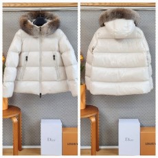 라이체 로고패치 여성 숏 다운패딩