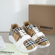 수입고급 빈티지 체크 스웨이드 베이지 스니커즈 (공용)