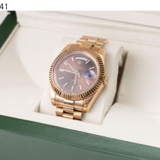 로** 수입고급 데이-데이트 40 초콜릿 다이얼