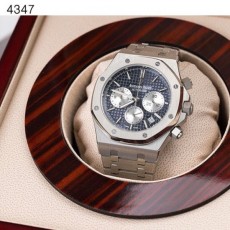 오**** 수입고급 로얄오크 크로노그래프 스틸 블루 다이얼