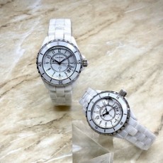 샤* J12 화이트베젤 화이트 다이얼 남녀커플