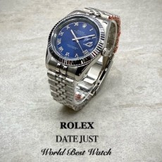 로** 최신상 데이저스트 블루 로마다이얼 남성용