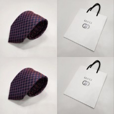 구* 23ss 시그니쳐 gg 패턴 실크 넥타이