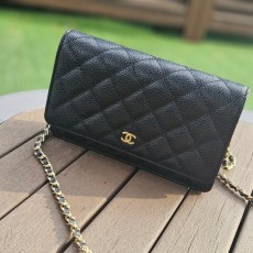 CHANEL 샤넬 클래식 woc  캐비어 미니 크로스백 풀박