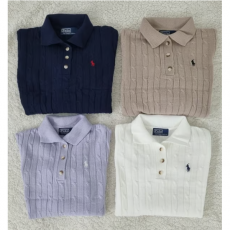 POLO 폴로 카라 케이블 니트