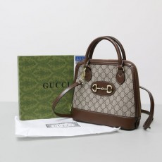 GUCCI 구찌 홀스빗 1955 탑 핸들백