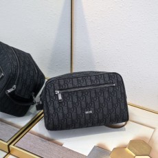 DIOR 디올 오블리크  자카드 토일레트리 파우치
