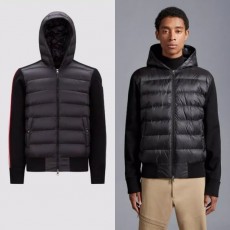 MONCLER 몽끌레어 캐시미어 울 후디 카디건 다운패딩