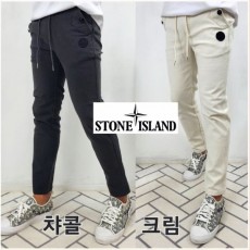 STONEISLAND 스톤아일랜드 패치 워싱 베이직 팬츠