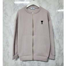 AMI 아미 블랙패치 헨리 니트