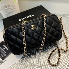 CHANEL 샤넬  램스킨 투포켓