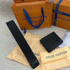 루* LV 이니셜 벨트+지갑 set