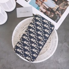 디* 오블리크 지퍼 장지갑