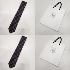 구* 2023 애니멀 실크 넥타이