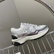 샤* cc로고 크루즈 메탈 매쉬 레더 실버