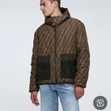 펜* 수입 남성 리버서블 FF로고 후디 윈드브레이커 자켓