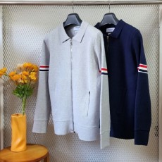 톰* 암밴드 니트 집업 자켓